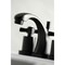 Kingston Brass KS4940ZX 8" Widespread Bathroom Faucet, Matte Black KS4940ZX - alternate 2